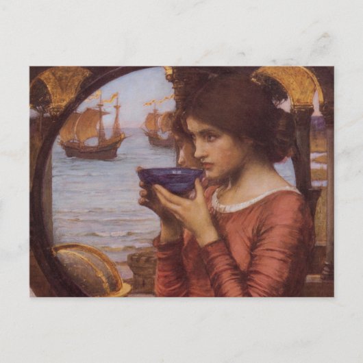 Doel van een magische positie briefkaart (Voorkant)