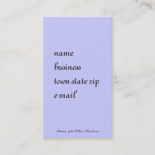 Doel van een magische positie visitekaartje