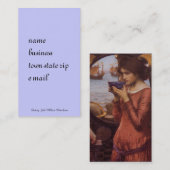 Doel van een magische positie visitekaartje (Voorkant / Achterkant)