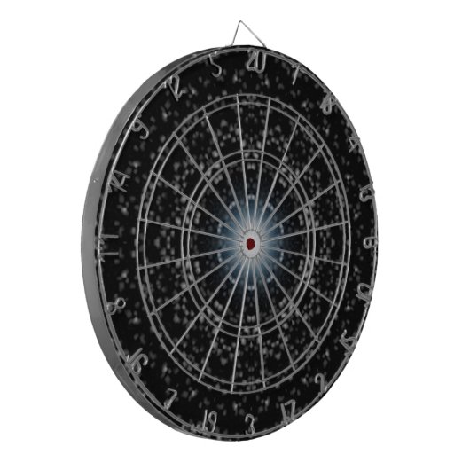 Doel van het Stars Silver Kaleidoscope Dart Board Dartbord (Voorkant Links)