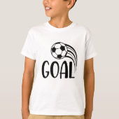 doel van het voetbal t-shirt (Voorkant)