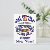 Doel: Verwacht niets Feestdagenkaart (Staand voorkant)