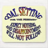 Doel: Verwacht niets Muismat (Voorkant)