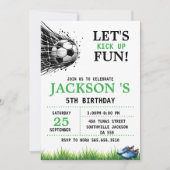 Doel! Voetbal 5e verjaardag Kaart (Voorkant)