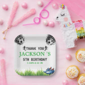 Doel! Voetbal 5e verjaardag Papieren Bordje (Feest)