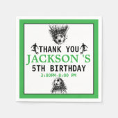 Doel! Voetbal 5e verjaardag Servet (Voorkant)