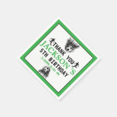 Doel! Voetbal 5e verjaardag Servet (Hoek)