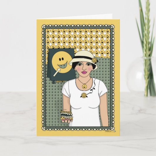 Doel voor geluk_C_Greeting Kaart (Voorkant)