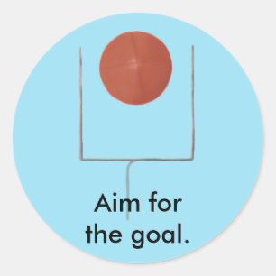 Doel voor het doel Football Bevestiging Stickers