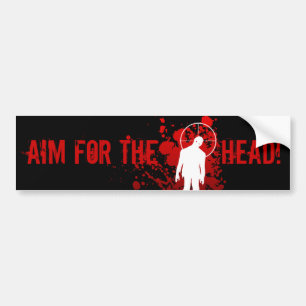 DOEL VOOR HET HOOFD! bumpersticker