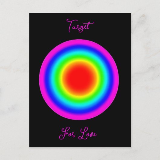 Doel voor Liefde – Pride Kunst Briefkaart (Voorkant)