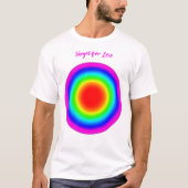 Doel voor Liefde – Pride Kunst T-shirt (Voorkant)