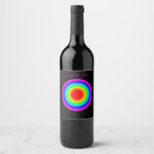 Doel voor Liefde – Pride Kunst Wijn Etiket (Voorkant)