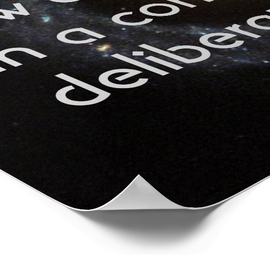 Doelbewust leven poster (Hoek)