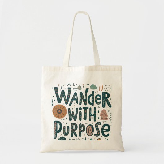 Doelbewust Wandelen Tote Bag (Voorkant)