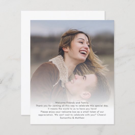 Doelbruiloft internetkaart (Voorkant / Achterkant)