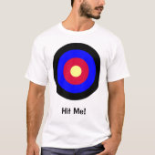 DoelBullseye aanpasbaar t-shirt met één zijde (Voorkant)