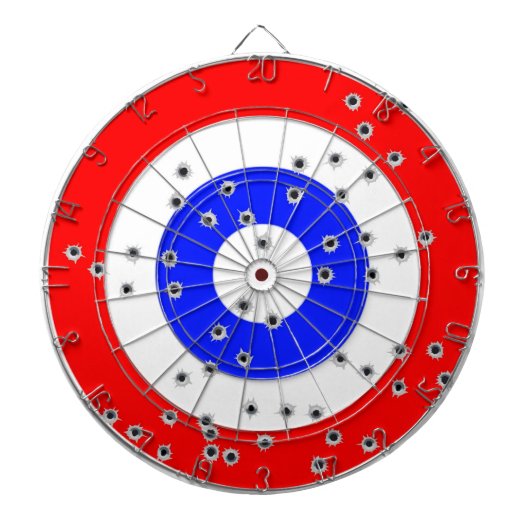 Doeldartboard afzetten dartbord (Voorkant)