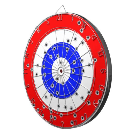 Doeldartboard afzetten dartbord (Voorkant Rechts)