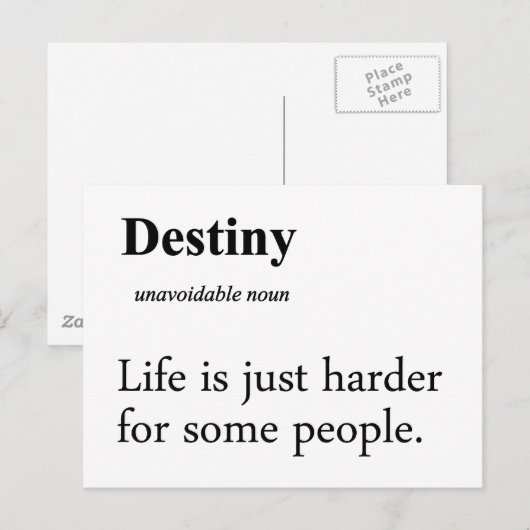 Doeldefinitie Briefkaart (Voorkant / Achterkant)