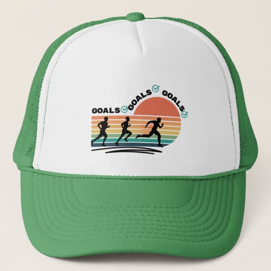 Doelen Doelen Doelen Trucker Pet (Voorkant)