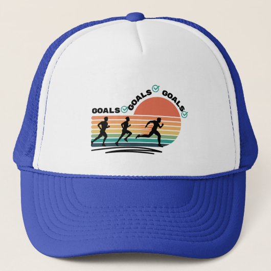Doelen Doelen Doelen Trucker Pet (Voorkant)