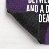 Doelen, dromen en deadline - Workout Motivatie Muismat (Hoek)