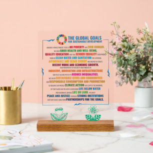 Doelen Executive Bureaubladbord - ESG Kantoor Moti Acryl Bord