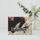 Doelen Motivatie Briefkaart (Staand voorkant)