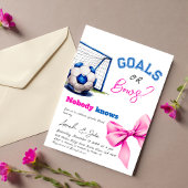 Doelen of bogen Blauw of roze Football Geslacht on Kaart