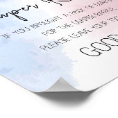 Doelen of bogen luier verloting teken geslacht ont poster (Hoek)