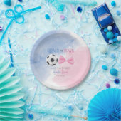 Doelen of bogen onthullen genderfeest papieren bordje (Feest)