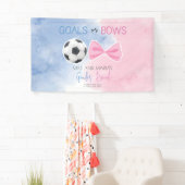 Doelen of bogen onthullen genderfeest spandoek (Insitu)