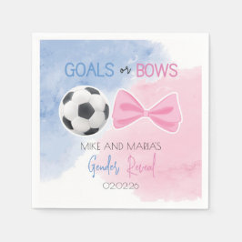 Doelen of bogen onthullen geslacht servet