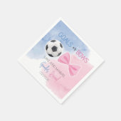 Doelen of bogen onthullen geslacht servet (Hoek)