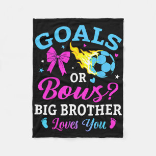 Doelen Of Bogen Oudere Broer Houdt Van Je Voetbal Fleece Deken
