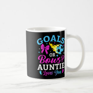 Doelen Of Bogen Tante Houdt Van Jou Voetbal Geslac Koffiemok
