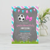 Doelen of Bows onthullen genderuitnodiging Kaart (Staand voorkant)