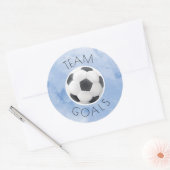 Doelen of Bows team doelen Ronde Sticker (Envelop)