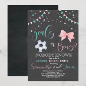 Doelen of strikken Geslacht onthullen partij Kaart (Voorkant / Achterkant)