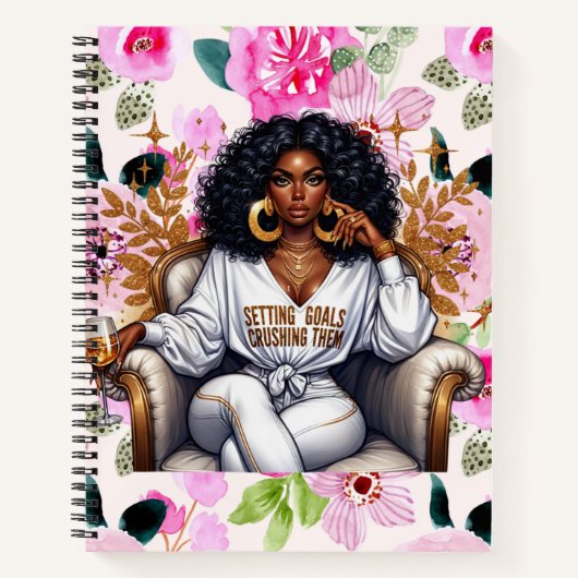 Doelen stellen en ze verpletteren notitieboek (Voorkant)