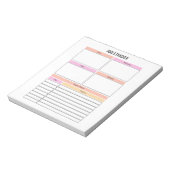 Doelen Tracker Planner Notitieblok (Linkerzijde)