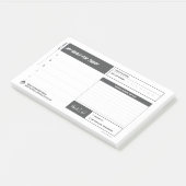 Doelen voor de dag post-it® notes (Schuin)