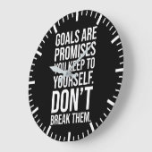 Doelen zijn beloftes - succes Motivatie Grote Klok (Hoek)