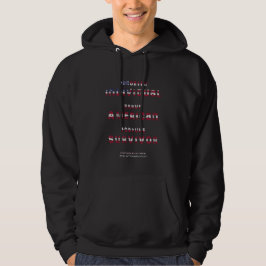 Doelgericht individu, mensenhandel, bewustwording hoodie