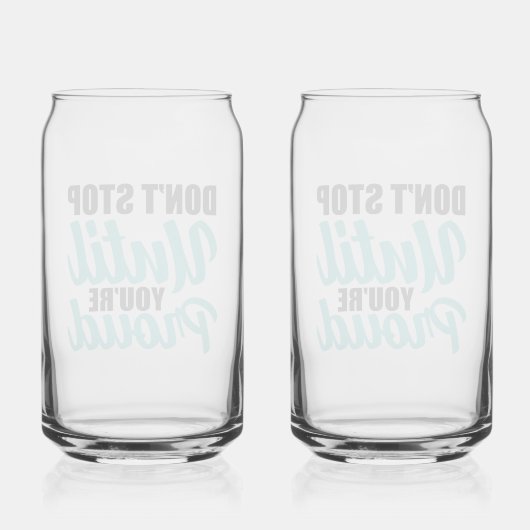 doelgerichte prestatie-offerte blikvorm glas (Achterkant)