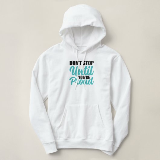 doelgerichte prestatie-offerte hoodie (Design voorkant)