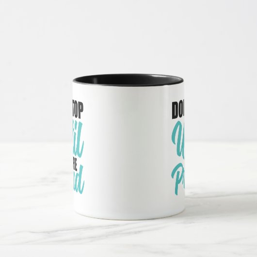 doelgerichte prestatie-offerte mok (Midden)