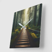 "Doelgerichte reis" wandklok (Hoek)