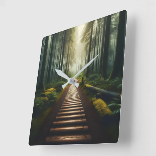 "Doelgerichte reis" wandklok (Hoek)